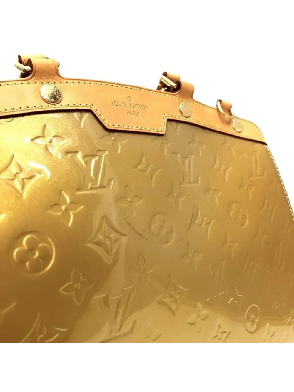 Louis Vuitton Blair MM Vernis Handbag Patent Leather